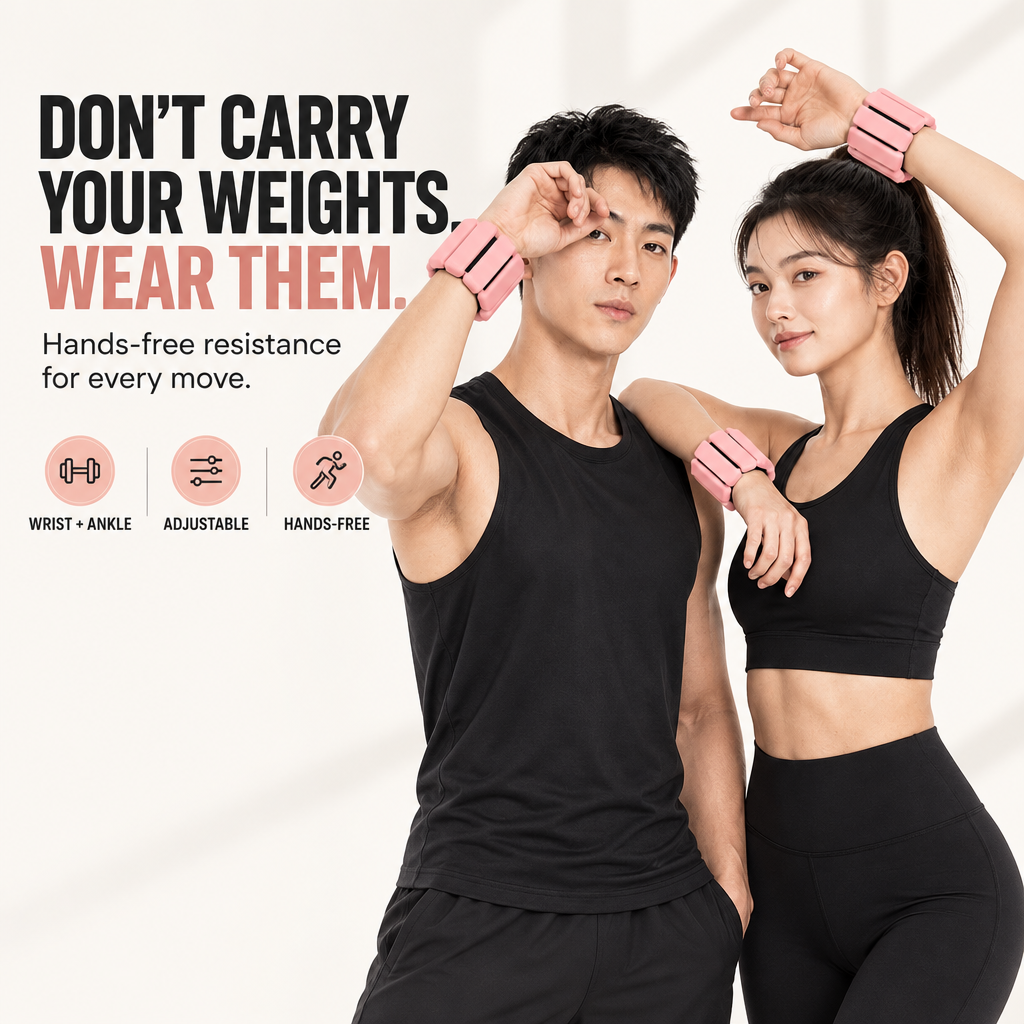 Adjustable Magnetic Weighted Wrist & Ankle Bands