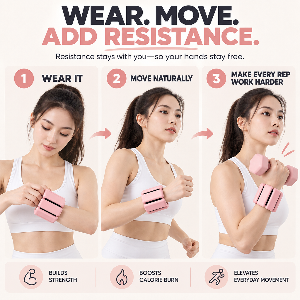 Adjustable Magnetic Weighted Wrist & Ankle Bands