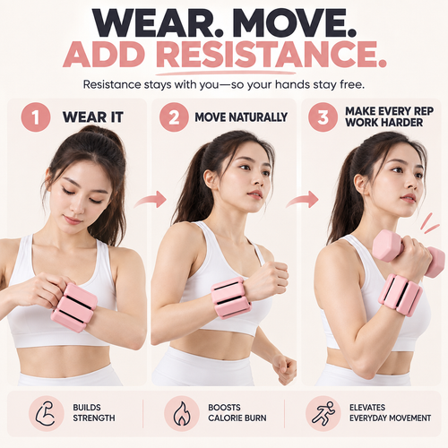 Adjustable Magnetic Weighted Wrist & Ankle Bands