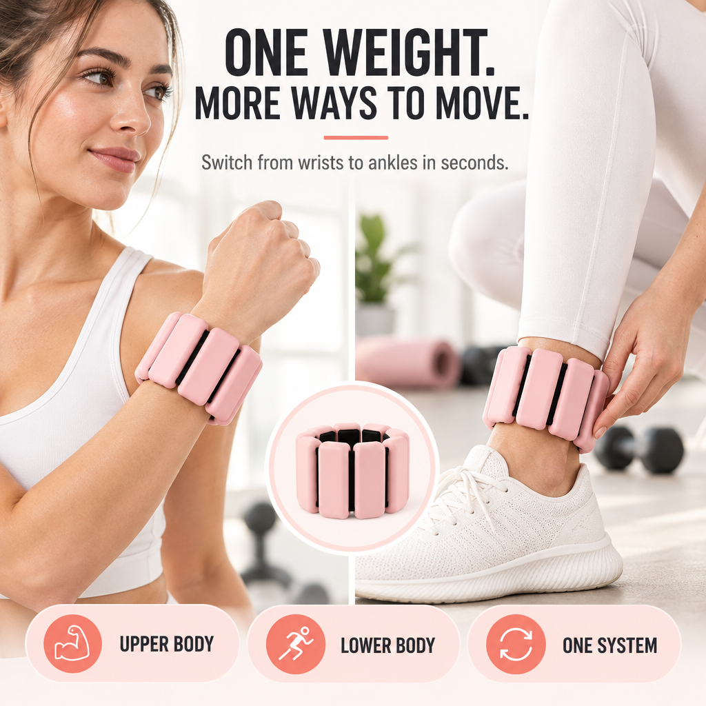 Adjustable Magnetic Weighted Wrist & Ankle Bands