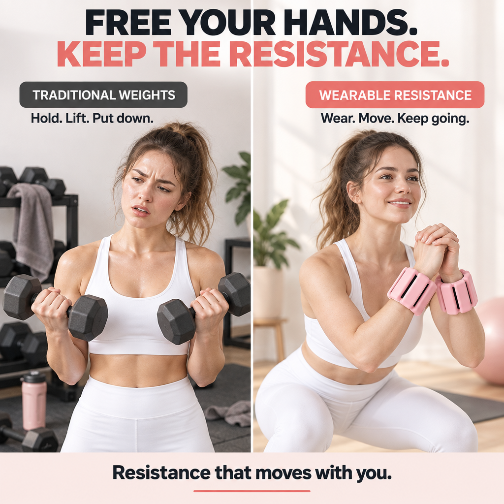 Adjustable Magnetic Weighted Wrist & Ankle Bands