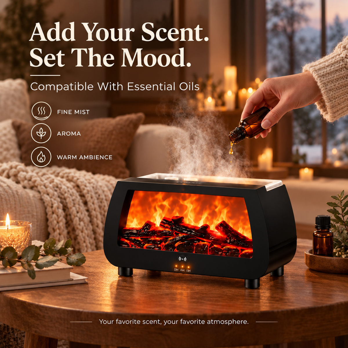 RhythmFlame™ Fireplace Diffuser