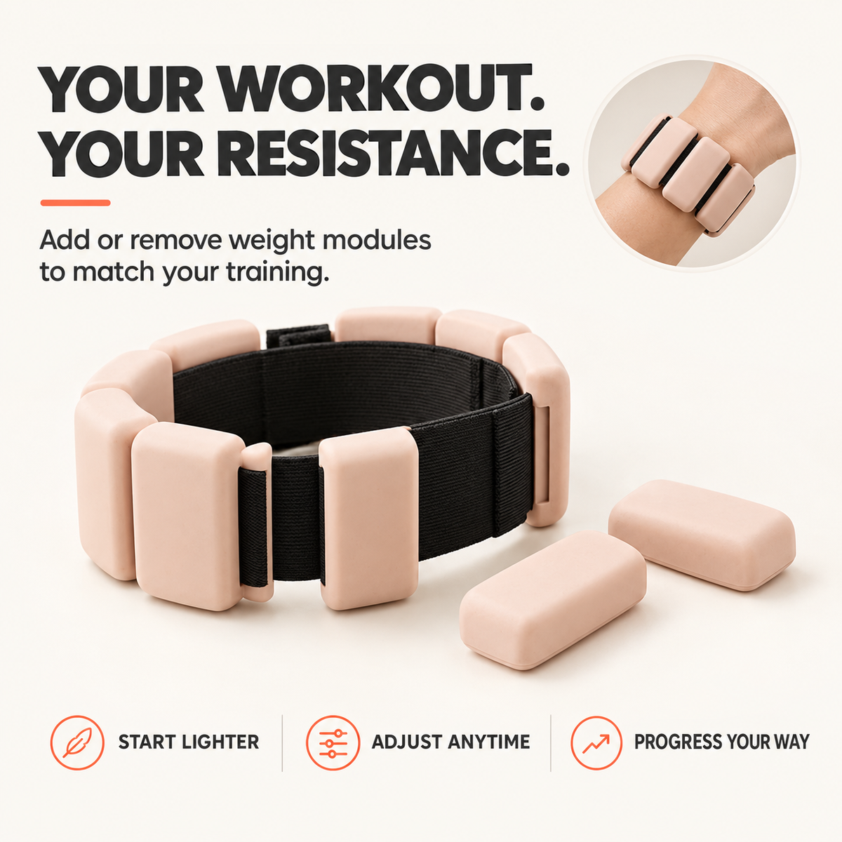Adjustable Magnetic Weighted Wrist & Ankle Bands
